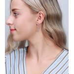 Exquisite Jewelry Earring Factory - OEM/ODM Custom Exquisite Jewelry Earring 925 Silver Eternity Square Heart Round Diamond