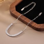 Jewellery Bracelets with Shell Pearls Factory - OEM/ODM Custom 925 Silver Jewellery Bracelets with Shell Pearls Four Leaf