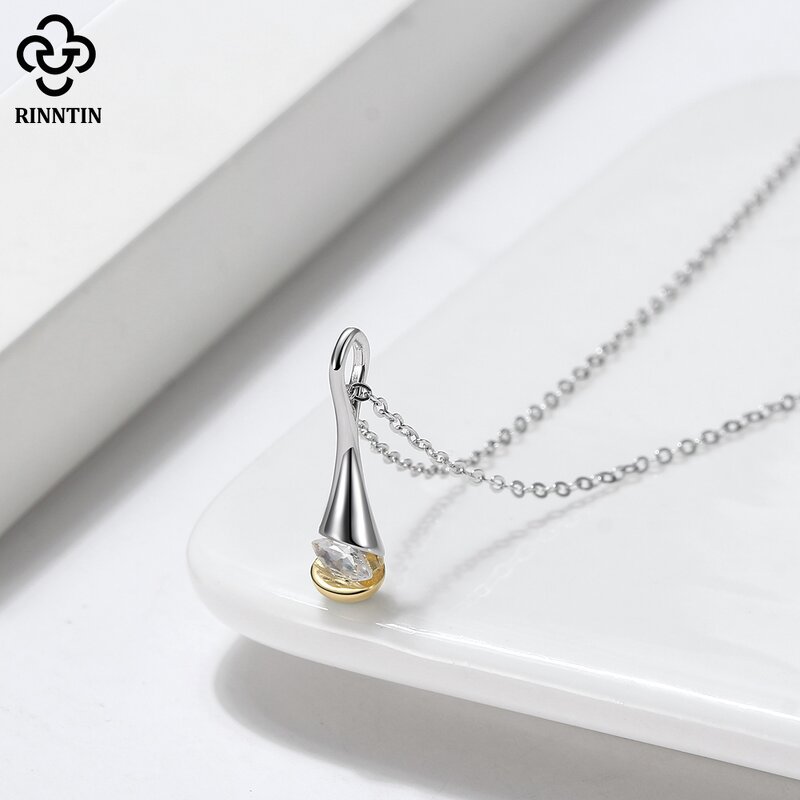 Custom Jewelry Gift Necklace Manufacturer - OEM/ODM Custom Jewelry Gift for Women 925 Silver Rose Gold Plated Heart Pendants