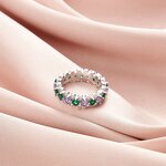 Heart Rings Manufacturer - OEM/ODM Custom Unique Jewelry Wholesale Luxury 925 Silver Heart Rings 14K Gold Plated