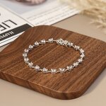 Tennis Bracelet with Emerald Cut Manufacturer - OEM/ODM Custom Elegant 925 Silver Tennis Bracelet 3mm Round Emerald Cut 5A CZ