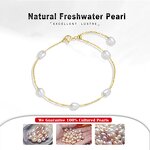 Adjustable Bracelet Factory - OEM/ODM Custom 925 Silver 14K Gold Adjustable Cultured Freshwater Pearl Bracelet
