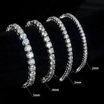 Tennis Bracelet Manufacturer - OEM/ODM Custom 925 Sterling Silver Moissanite Tennis Bracelet