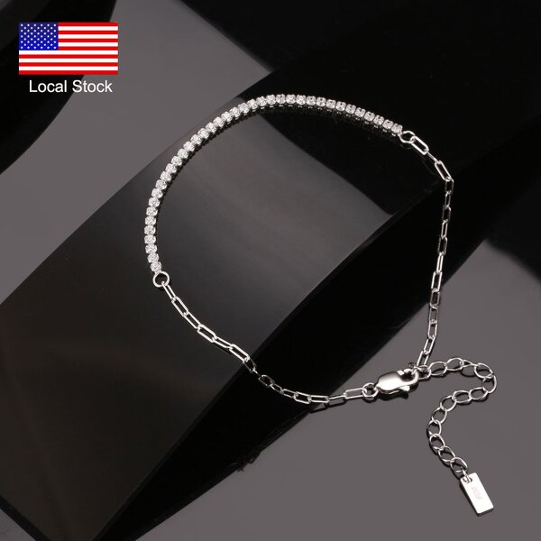Adjustable Tennis Chain Bracelet Manufacturer - OEM/ODM Custom 14K Gold Plated Minimalist Paperclip Chain Bracelet