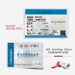 Butterfly Pendant Necklace Manufacturer - OEM/ODM Custom Butterfly Pendant Jewelry Women 925 Silver Crystal Necklace