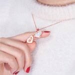 Dainty Birth Flowers Necklace Factory - OEM/ODM Custom Dainty 925 Silver Birth Flowers Necklace 14k Gold Engraved