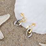 Pearl Earrings Chain Manufacturer - OEM/ODM Custom 925 Silver Pearl Earrings Chain for Women Flower Long Earrings