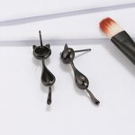 Personality Punk Stud Earrings Manufacturer - OEM/ODM Custom Personality Punk 925 Silver Evil Eyes Stud Earrings Jewelry