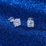 Cubic Zirconia Band Manufacturer - OEM/ODM Custom 925 Silver White Blue Cubic Zirconia Eternity Band for Women