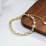 Stretchable Tennis Bracelet Manufacturer - OEM/ODM Custom Delicate 3mm Stretchable Tennis Bracelet 925 Silver Sparkling