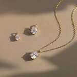 Natural Baroque Pearls Paperclip Chain Set Manufacturer - OEM/ODM Custom Natural Baroque Pearls Paperclip Chain Set 925 Silver