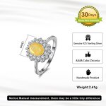 Yellow White Cubic Zirconia Band Manufacturer - OEM/ODM Custom Stacking Yellow White Cubic Zirconia Band Eternity Rings