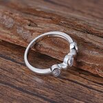 CCZ Diamond Eternity Ring Factory - OEM/ODM Custom Classic High Quality Women Jewelry 925 Silver CCZ Diamond Eternity Ring