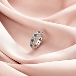 Heart Rings Manufacturer - OEM/ODM Custom Unique Jewelry Wholesale Luxury 925 Silver Heart Rings 14K Gold Plated