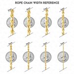 Rope Chain Necklace Manufacturer - OEM/ODM Custom 18K Gold Plated Twist Rope Chain 925 Sterling Silver