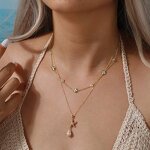 Necklace Manufacturer - OEM/ODM Custom Fashion 925 Silver Korean Jewelry Natural Shell Pearls Necklace