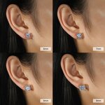 Oval Cut Moissanite Earrings Manufacturer - OEM/ODM Custom Oval Cut 1-3CT D Color VVS Moissanite Earrings 925 Silver