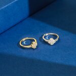 Emerald Cut Diamond Stud Earrings Manufacturer - OEM/ODM Custom Hypoallergenic Emerald Cut Diamond Stud Earrings 925 Silver