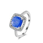 Green Purple Cubic Zirconia Band Factory - OEM/ODM Custom 925 Silver Green Purple Cubic Zirconia Band Stackable Rings