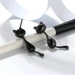 Personality Punk Stud Earrings Manufacturer - OEM/ODM Custom Personality Punk 925 Silver Evil Eyes Stud Earrings Jewelry