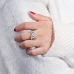 Adjustable Rings Factory - OEM/ODM Custom Accessories Women Jewelry 925 Silver Adjustable Rings for Female