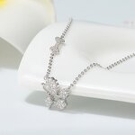 Butterfly Necklace Factory - OEM/ODM Custom S925 Silver Gold Plated Butterfly Necklace for Women Jewelry