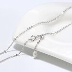 Thin Chains Manufacturer - OEM/ODM Custom Thin Chains 1mm 925 Silver 14K Gold Plated Cable Chain Necklace