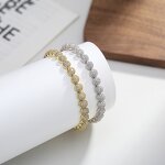 Layered Four-leaf Clover Anklet Manufacturer - OEM/ODM Custom Dainty Layered Four-leaf Clover Anklet 925 Silver Link Chains