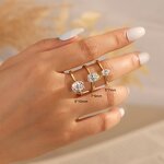 Moissanite Necklace Set Factory - OEM/ODM Custom 925 Sterling Silver Water Drop Shape Moissanite Diamond Set