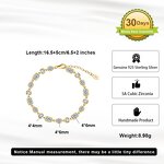 Stretchable Tennis Bracelet Manufacturer - OEM/ODM Custom Delicate 3mm Stretchable Tennis Bracelet 925 Silver Sparkling