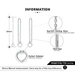 Exquisite Jewelry Earring Factory - OEM/ODM Custom Exquisite Jewelry Earring 925 Silver Eternity Square Heart Round Diamond