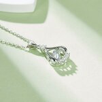 Rotatable Dog Design Necklace Manufacturer - OEM/ODM Custom Rotatable Dog Design Necklace 925 Silver Footprint Necklace