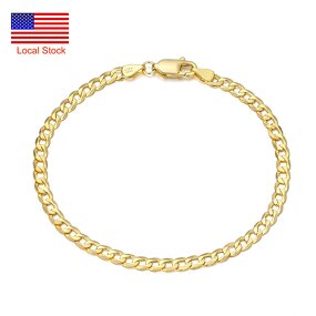 Cuban Bracelet Factory - OEM/ODM Custom Classic 3mm Cuban Bracelet Women Men Solid 925 Sterling Silver