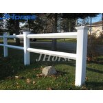 PVC 3 Rails Farm Fence Manufacturer - OEM/ODM Custom Factory Directly PVC 3 Rails Farm Horse Fence White