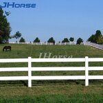 PVC 3 Rails Farm Fence Manufacturer - OEM/ODM Custom Factory Directly PVC 3 Rails Farm Horse Fence White