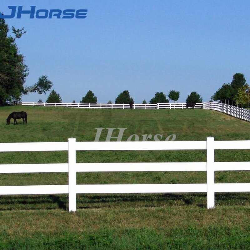 PVC 3 Rails Farm Fence Manufacturer - OEM/ODM Custom Factory Directly PVC 3 Rails Farm Horse Fence White