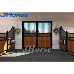 Horse Exterior Stable Door Factory - OEM/ODM Custom Good Quality Double Swing Barn Wooden Sliding End Door