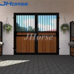 Horse Stall Front Factory - OEM/ODM Custom Galvanized Stainless Glass Frame Horse Stall Front