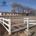 Vinyl Horse Farm Fence Factory - OEM/ODM Custom JHorse Wholesale 3 Rails Fencing Vinyl Horse Farm Fence