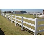 PVC Horse Fence Factory - OEM/ODM Custom Sustainable China Supplier Beautiful Horse Farm Ranch Pvc Fence
