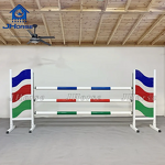 Horse Show Jumping Fence Factory - OEM/ODM Custom Portable Double Bar Horse Show Jumping Training Fence