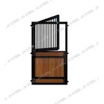 Horse Stall Barn End Door Factory - OEM/ODM Custom Galvanized Metal Heavy Duty Horse Stable End Door