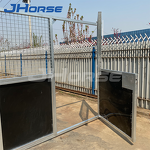 Temporary Horse Stable Manufacturer - OEM/ODM Custom 10ft Steel Stall with Door Roof Portable Modular Panel