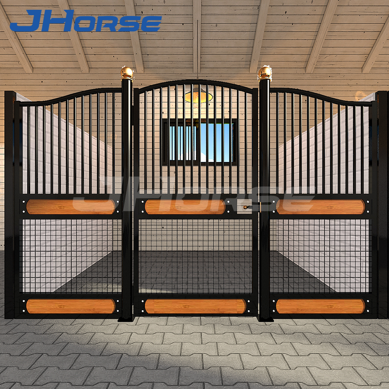 Powder Coated Sheds Standing Stalls Factory - OEM/ODM Custom Comfortable Latch Easy Powder Coated Sheds Standing Stalls