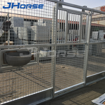 Hay Feeder Barn House Gate Factory - OEM/ODM Custom Free Steel Grids Hay Feeder Barn House Gate Horse Stables