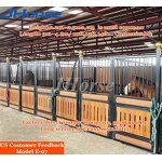 Portable Horse Stable Manufacturer - OEM/ODM Custom Portable Horse Stable with Teak Wood Double Door