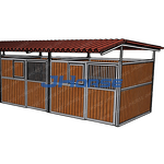 Customized Design Horse Stable Barn Stalls Factory - OEM/ODM Customized Design Horse Stable Barn Stalls with Roof