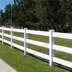 PVC Plastic Horse Paddock Fence Manufacturer - OEM/ODM Custom 3 Rail White Color Cheap PVC Plastic Paddock Fence