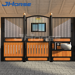 Powder Coated Sheds Standing Stalls Factory - OEM/ODM Custom Comfortable Latch Easy Powder Coated Sheds Standing Stalls