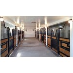 Steel Panels Powder Coated Horse Stable Manufacturer - OEM/ODM Custom Steel Panels Powder Bamboo Wooden Kits Coated Stable